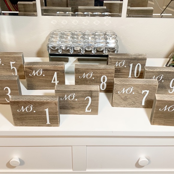 Save The Date Decorative Table Numbers - Picture 5 of 7